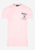 Barbour T-shirts  Chanonry tee - chalk pink 