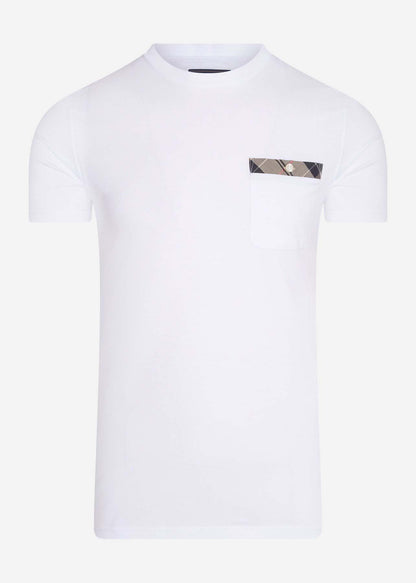 Barbour T-shirts  Durness pocket tee - white 