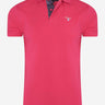Barbour Polo's  Tartan pique polo - fuschia 