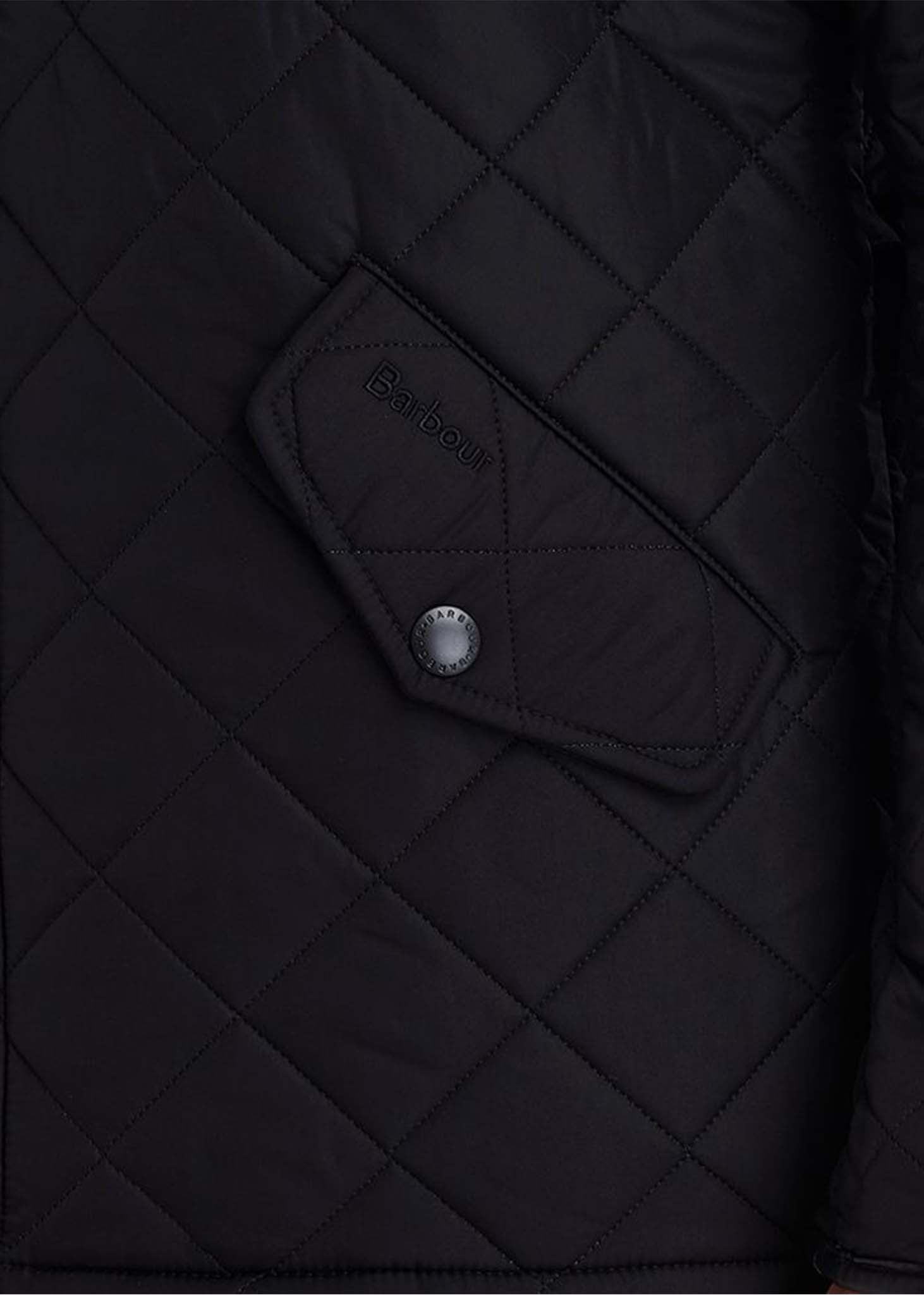 Barbour Jassen  Powel quilt - black 