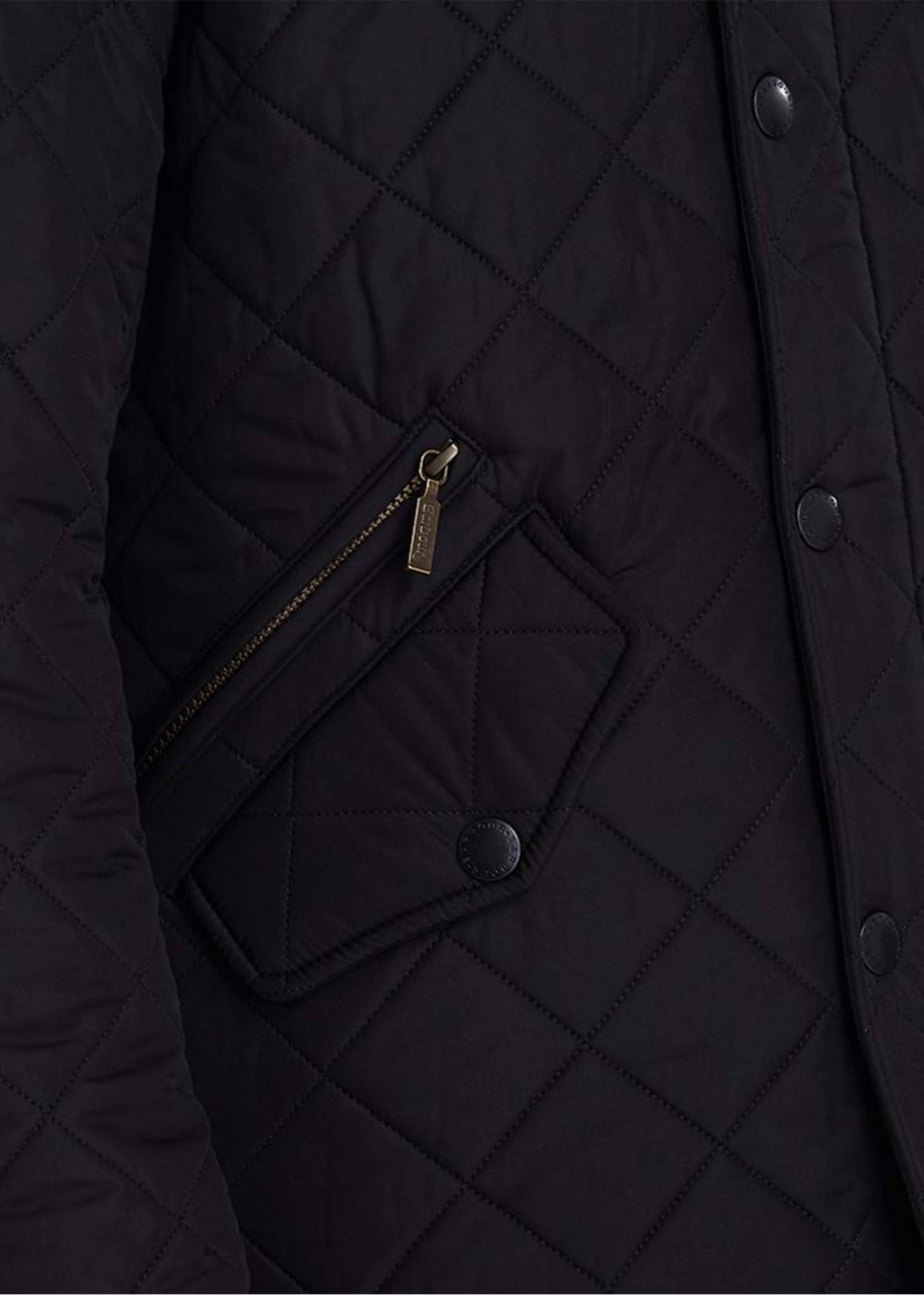 Barbour Jassen  Powel quilt - black 