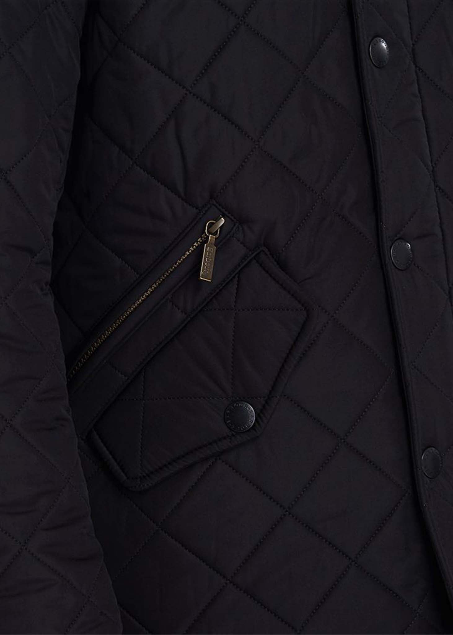 Barbour Jassen  Powel quilt - black 