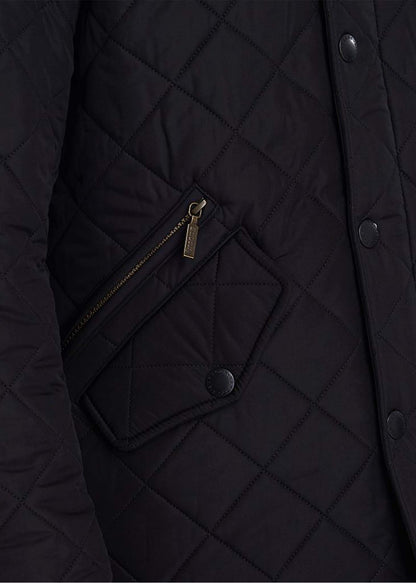 Barbour Jassen  Powel quilt - black 