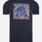 Ben Sherman T-shirts  Paisley logo tee - dark navy 