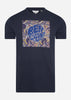 Ben Sherman T-shirts  Paisley logo tee - dark navy 