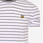 Lyle & Scott T-shirts  Breton stripe t-shirt - mid grey marl 