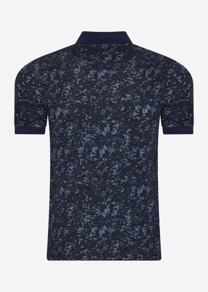 Lyle & Scott Polo's  Earth camo polo shirt - dark navy 