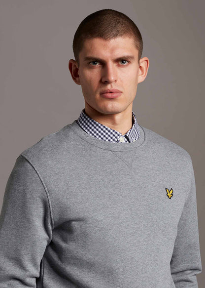 Lyle & Scott Truien  Crew neck sweatshirt - mid grey marl 