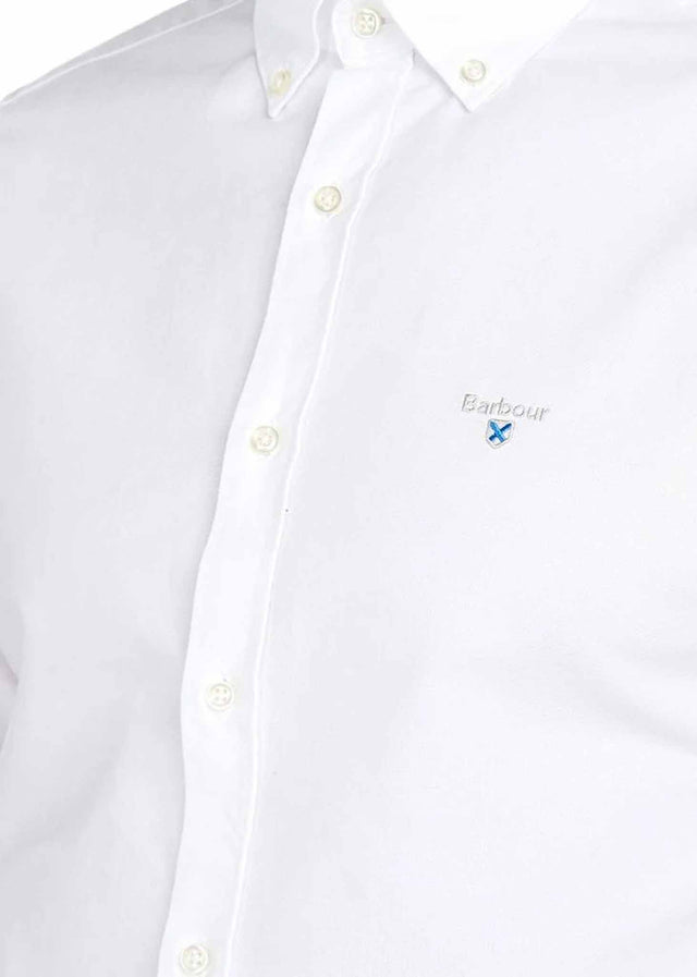 Barbour Overhemden  Oxford 3 tailored shirt - white 