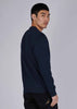 Barbour International Truien  Large logo sweat - navy 