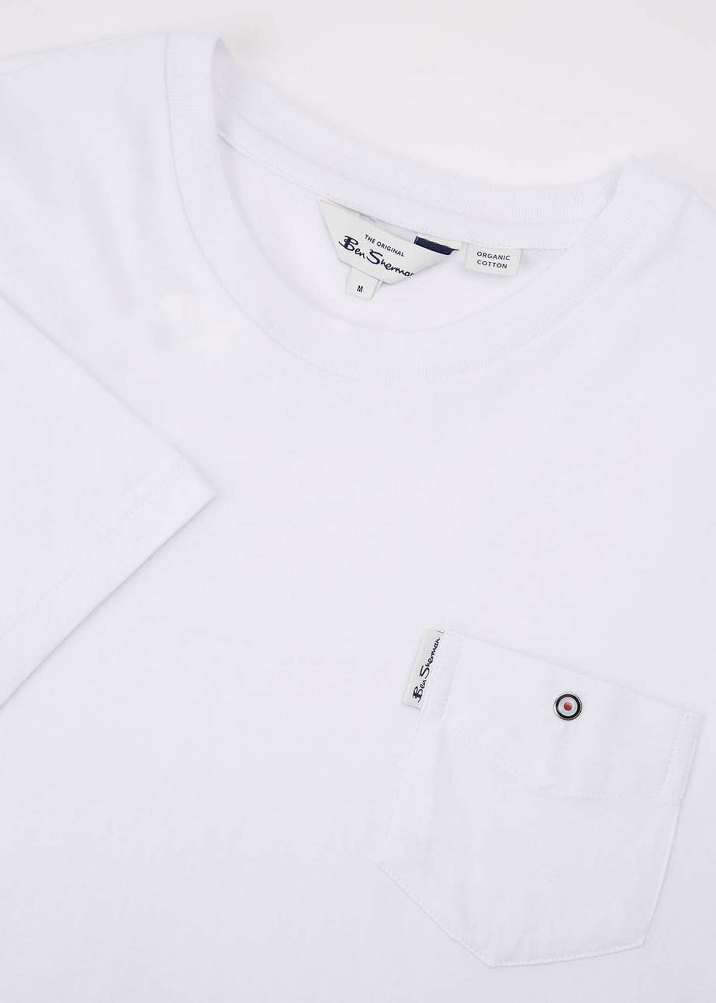 Ben Sherman T-shirts  Signature pocket tee - white 