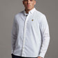 Lyle & Scott Overhemden  Cotton linen shirt - white 