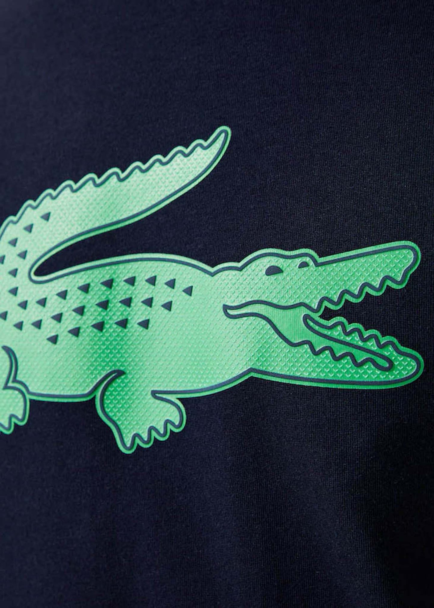 Lacoste T-shirts  Printed t-shirt - navy blue clover green 