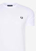 Fred Perry T-shirts  Ringer t-shirt - white 