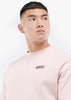 Barbour International Truien  Essential crew sweat - pink cinder 