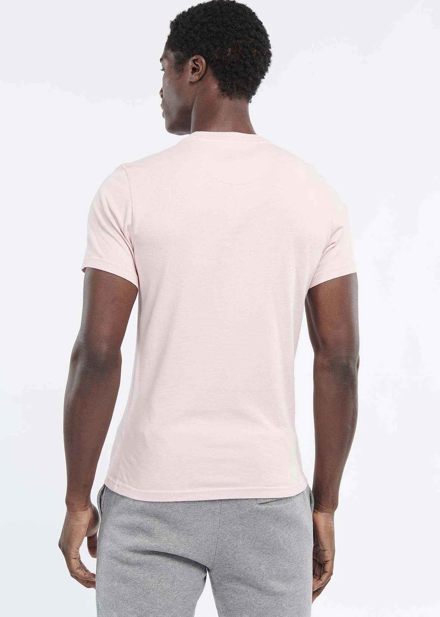 Barbour International T-shirts  Small logo tee - pink cinder 