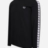 Fred Perry Longsleeve Tees  Taped long sleeve t-shirt - black 