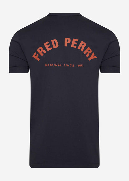 Fred Perry T-shirts  Printed t-shirt -navy 