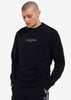 Fred Perry Truien  Embroidered sweatshirt - black 