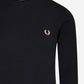 Fred Perry Truien  Classic crew neck jumper - black champagne 