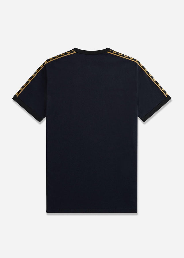 Fred Perry T-shirts  Gold taped ringer t-shirt - navy 