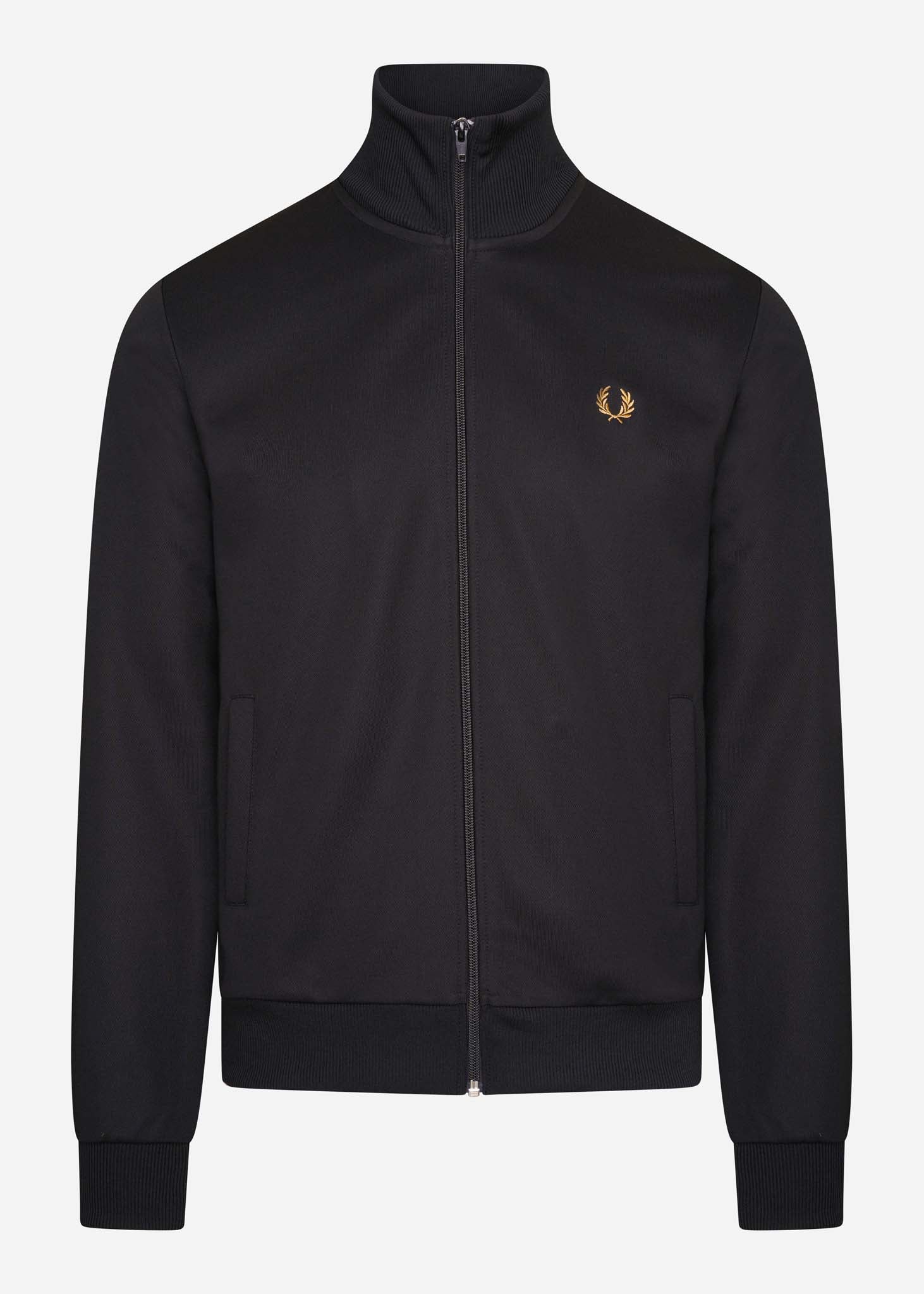Fred Perry Vesten  Embroidered track - black 