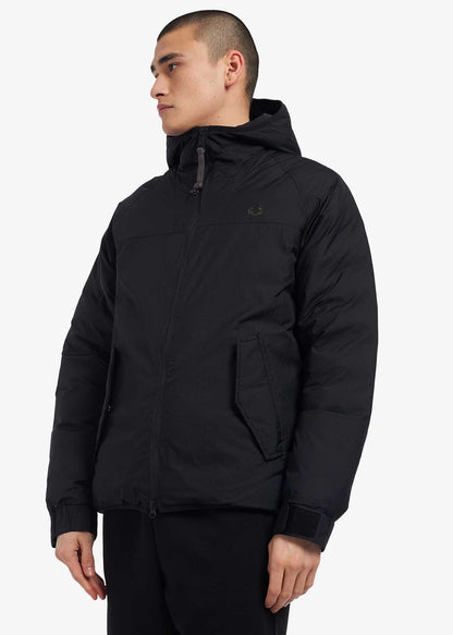 Fred Perry Jassen  Insulated hooded jacket - black 