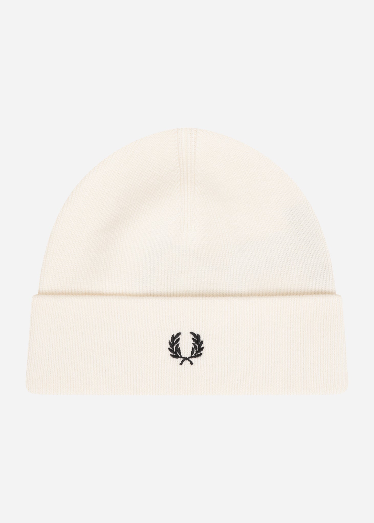 Fred Perry Mutsen  Merino wool beanie - ecru 