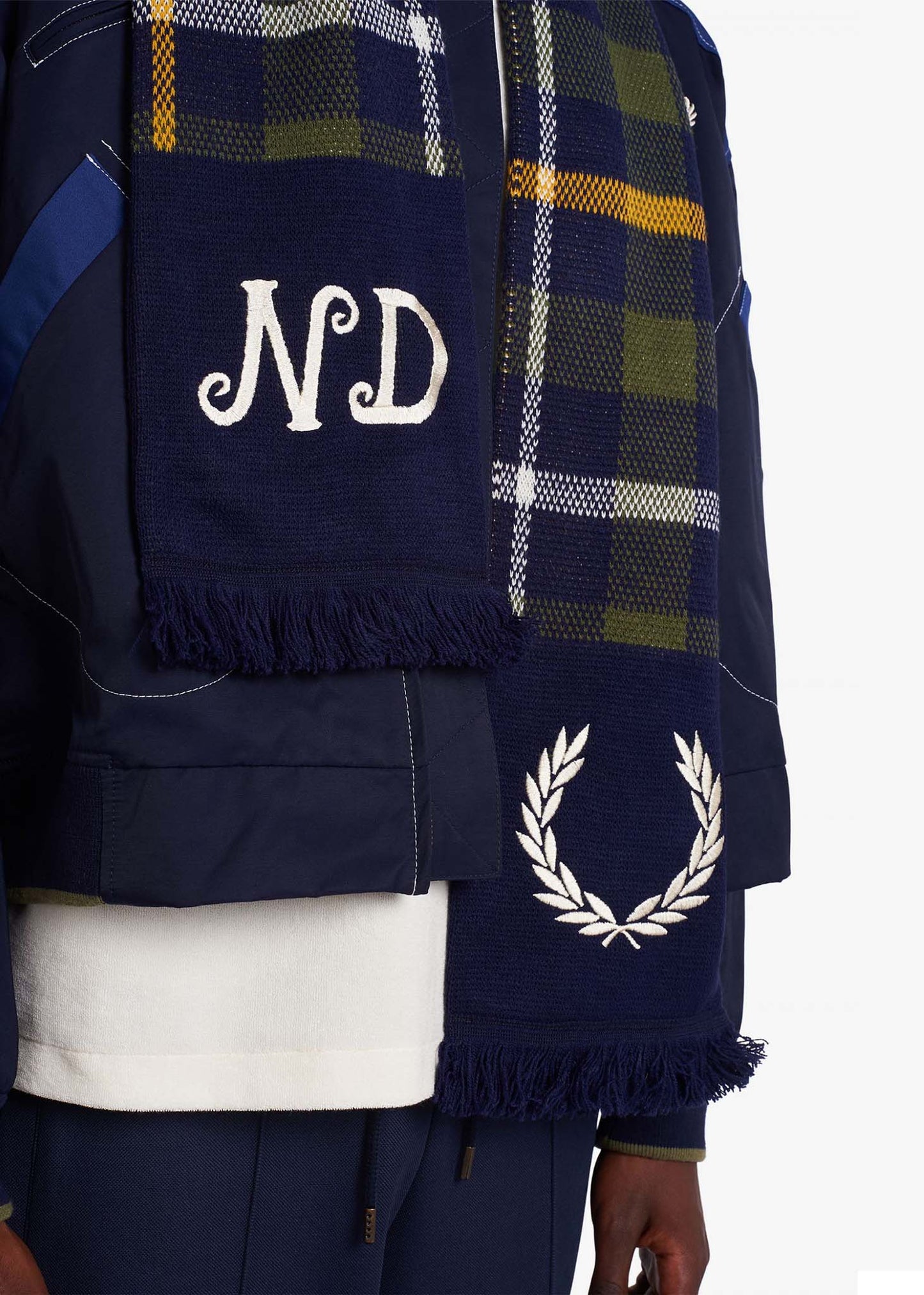 Fred Perry Sjaals  Fred Perry x Nicholas Daley scarf - shaded navy 