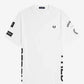 Fred Perry T-shirts  Bold branding t-shirt - white 