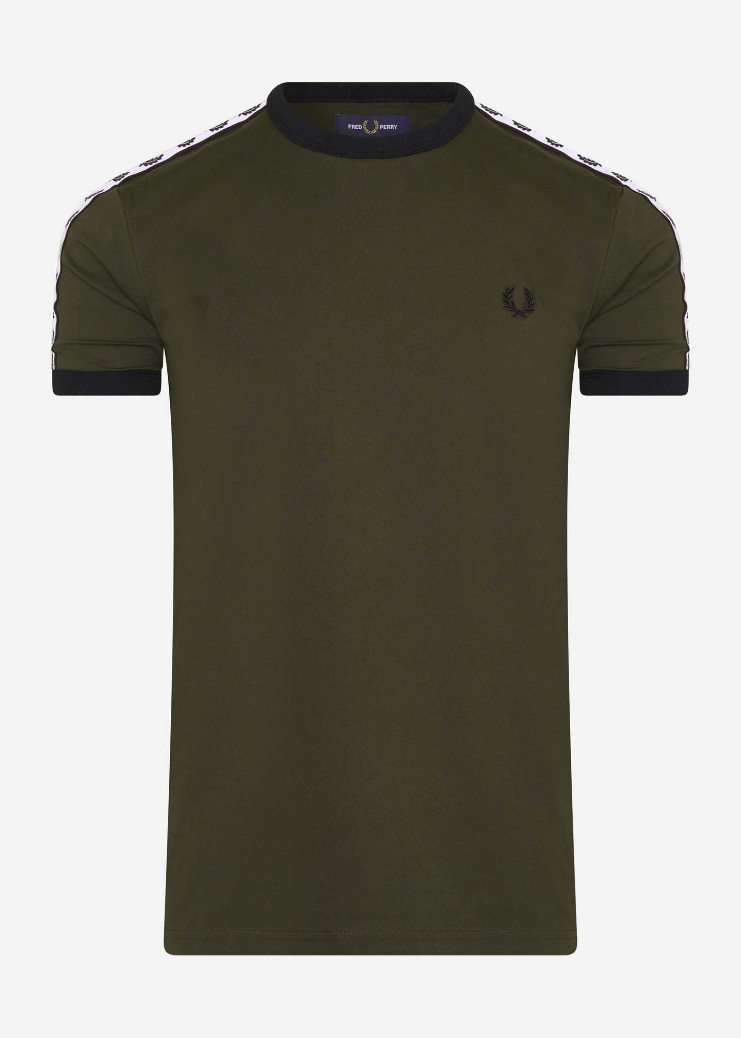 Fred Perry T-shirts  Taped ringer t-shirt - hunting green 