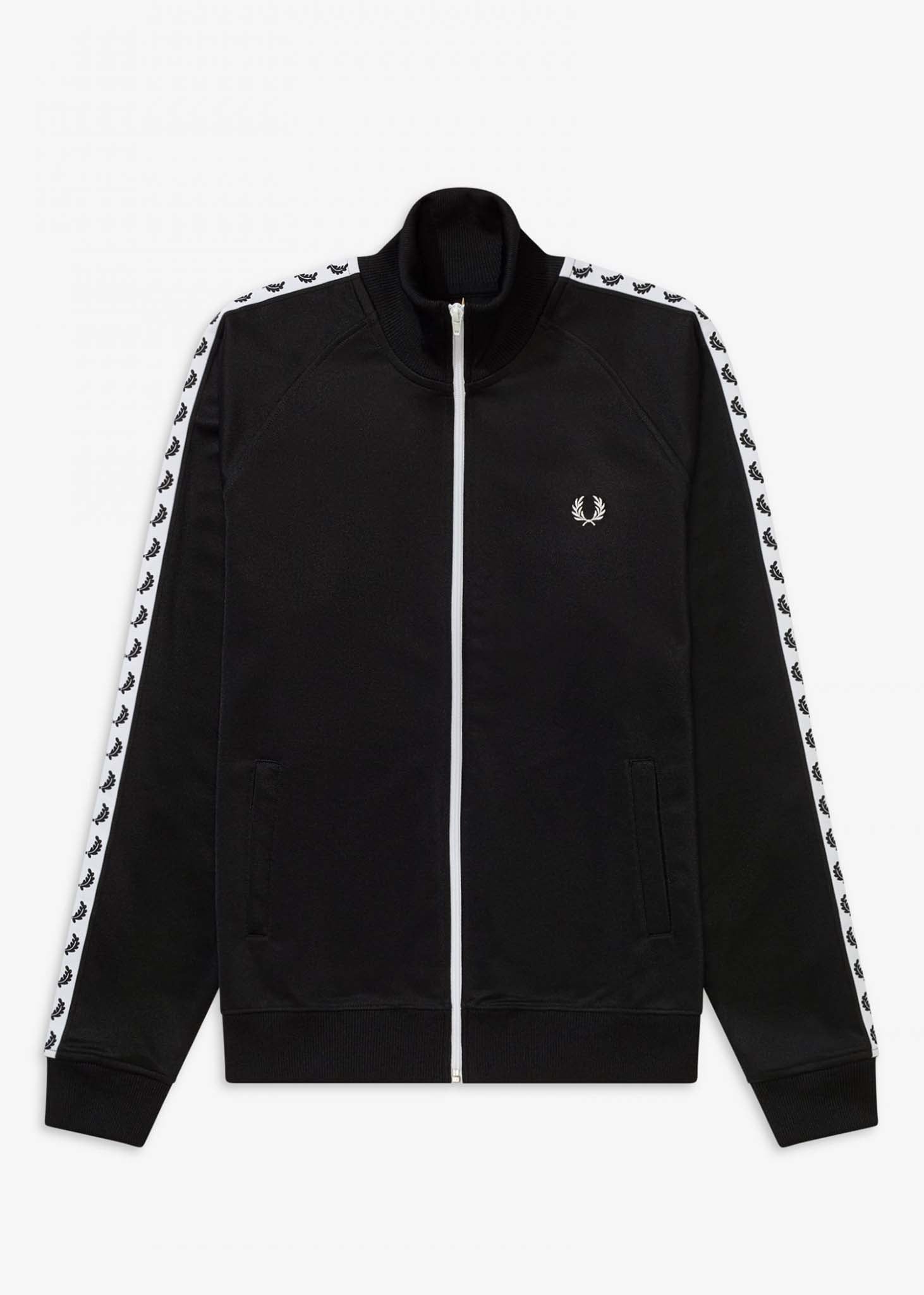 Fred Perry Vesten  Taped track jacket - black 