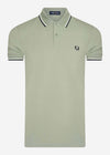 Fred Perry Polo's  Twin tipped polo - seagrass 