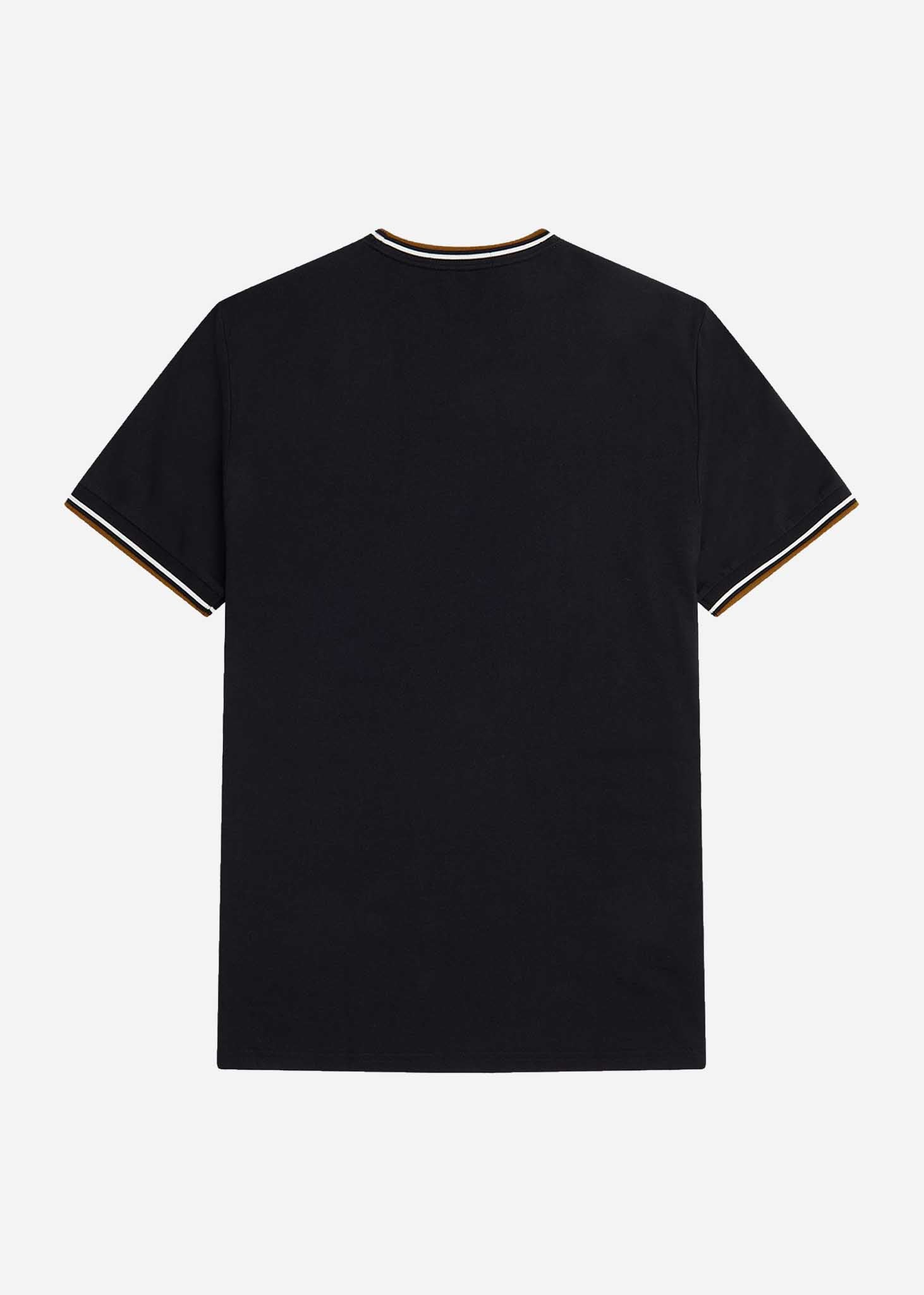 Fred Perry T-shirts  Twin tipped t-shirt - black 