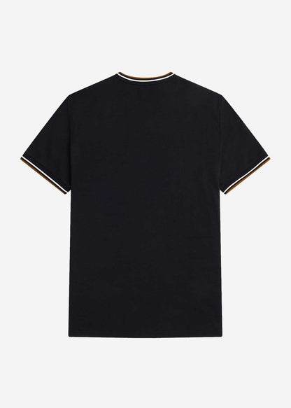 Fred Perry T-shirts  Twin tipped t-shirt - black 