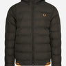 Fred Perry Jassen  Hooded insulated jacket - hunting green 