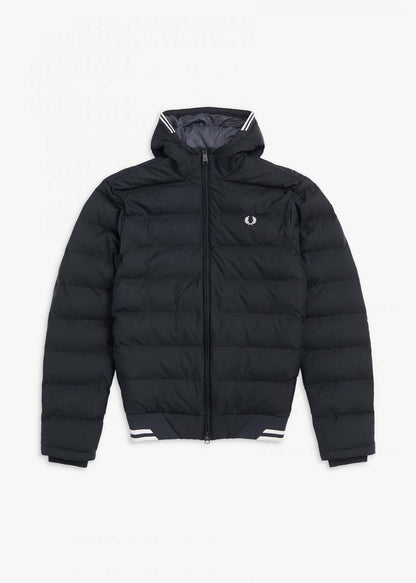 Fred Perry Jassen  Hooded insulated jacket - black 