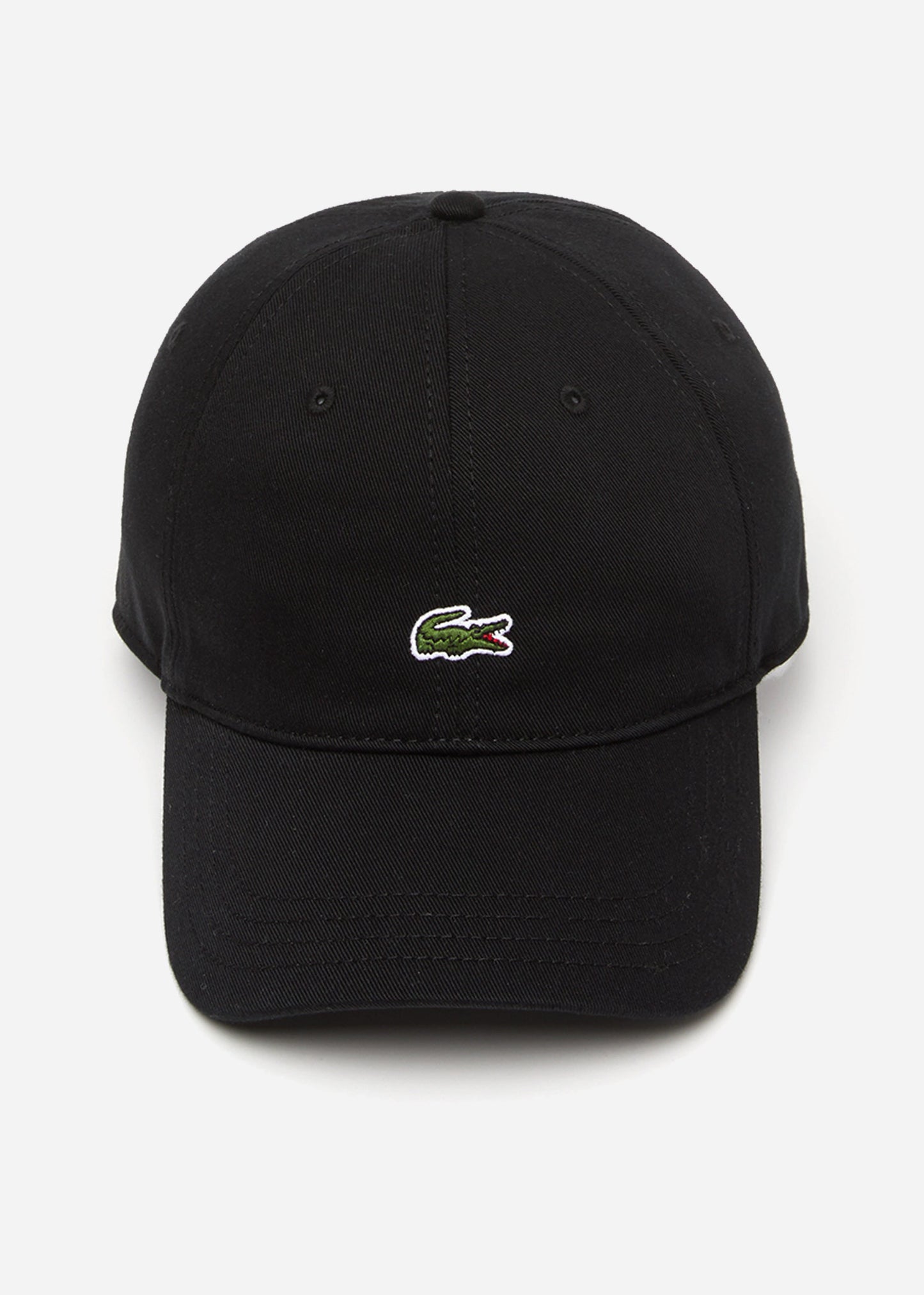 Lacoste Petten  Cotton twill logo cap - black 