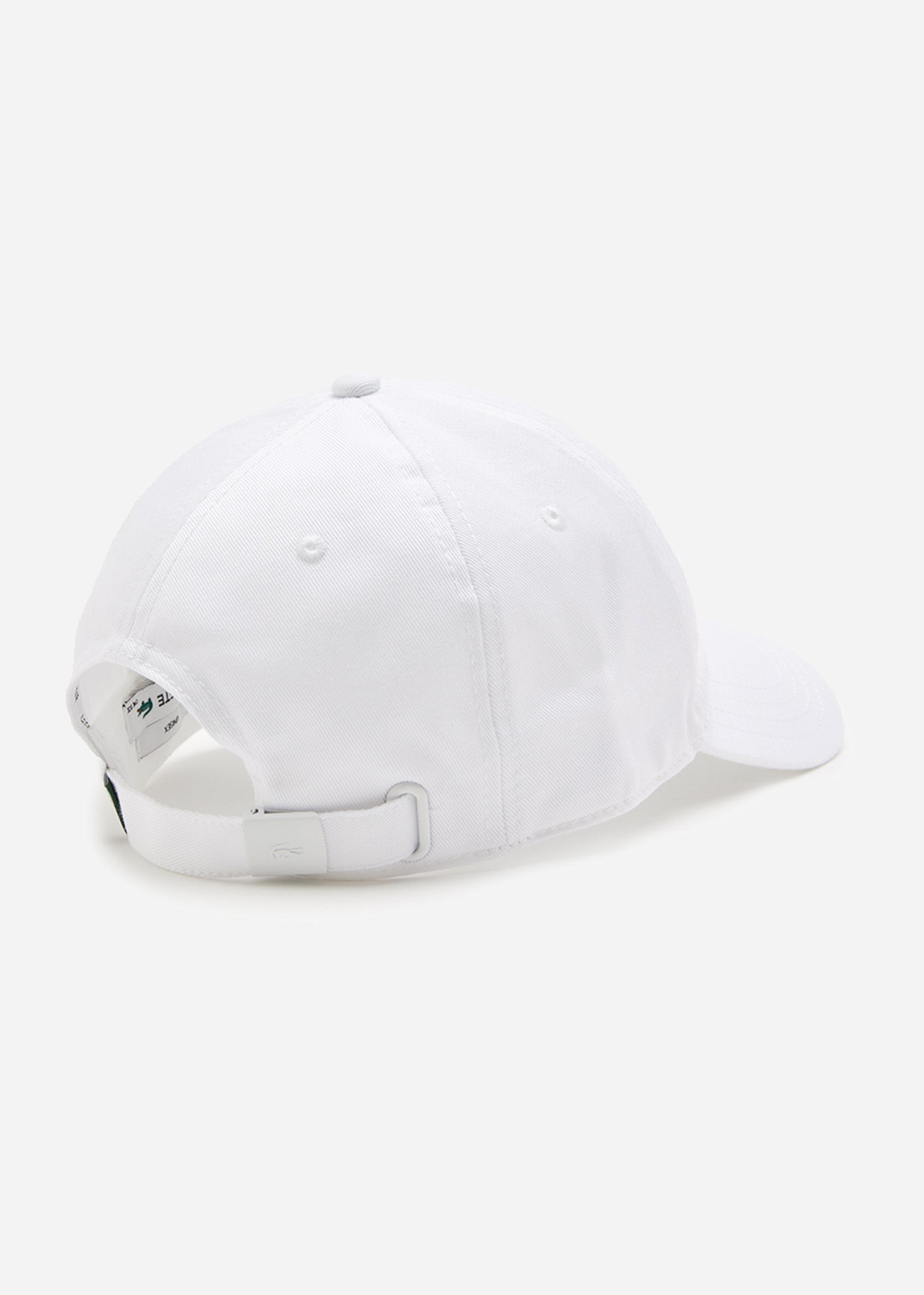 Lacoste Petten  Cotton twill logo cap - white 