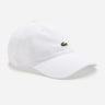 Lacoste Petten  Cotton twill logo cap - white 
