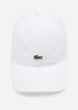 Lacoste Petten  Cotton twill logo cap - white 