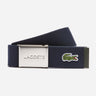 Lacoste Riemen  Leather goods belt - navy blue 