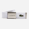 Lacoste Riemen  Leather goods belt - white 