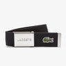 Lacoste Riemen  Leather goods belt - black 