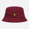 Lyle & Scott Bucket Hats  Cotton twill bucket hat - burgundy 
