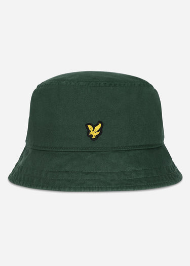 Lyle & Scott Bucket Hats  Cotton twill bucket hat - jade green 