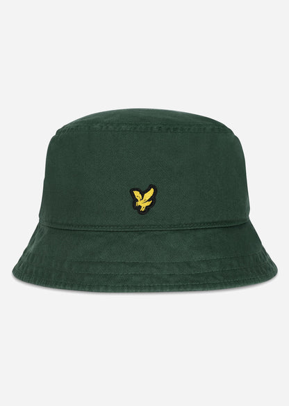 Lyle & Scott Bucket Hats  Cotton twill bucket hat - jade green 