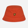 Lyle & Scott Bucket Hats  Cotton twill bucket hat - burnt orange 