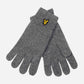 Lyle & Scott Handschoenen  Racked rib gloves - mid grey marl 