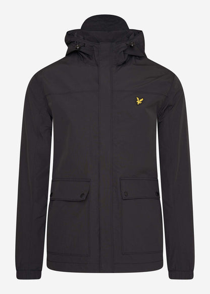 Lyle & Scott Jassen  Hooded pocket jacket - jet black 